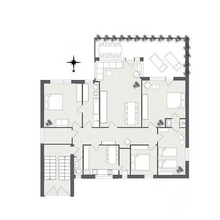 5-zimmer-appartement In Historischer Privatvilla, Zentrum, Kostenloser Parkplatz ميرانو