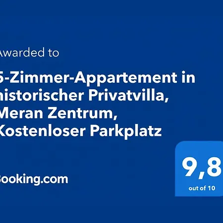 Goldener Herbst In - Zeitreise - 4 Schlafzimmer Fuer Familien Freunde & 3 Generationen - 200 M2 - Grosse Sonnenterrasse - Restaurants Cafes & Altstadt Bequem Zu Fuss - 2 Parkplaetze - Suedtirol Guest Pass Inklusive * Merano